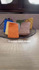Crochet ezlink bus MRT cardholder sleeve | convenient for everyday travel with a tap