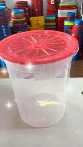 BPA Free Round Air-tight Container 27L 22L with Random Colour Lid