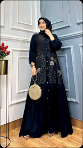 P Dress Syahbana Rayon Diamond Gamis Jumbi Wanita Muslin