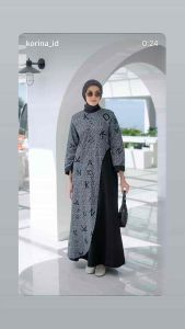 Niken Dres by korina koleksi Bhadshopbutik