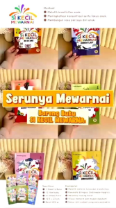 Paket 6 Buku Si Kecil Mewarnai: buku ini hadir dengan 6 tema mewarnai yang menarik dan menyenangkan~ Buku Anak Winonabooks × Ranah