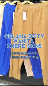 CELANA PANJANG WANITA SUPER JUMBO CELANA KERJA DOTYPANTS