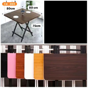 meja lipat portable minimalis kaki besi