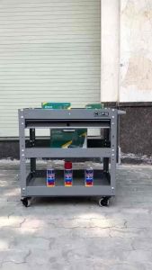 Xe Đẩy CSPS 3 Ngăn 71cm Màu Xám 01 Hộc Kéo