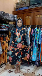 Daster Payung Disprese Ld 110 // Busui ( 2 kancing )