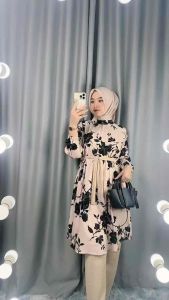 DAVINA SET TUNIK CANTIK COCOK UNTUK OUTFIT KERJA DAN HANGOUT