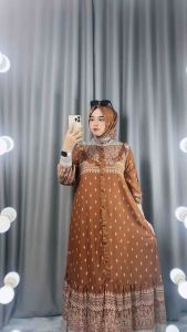 LAURA DRESS SET HIJAB 2 in 1 BUSUI MUSLIM ELEGAN
