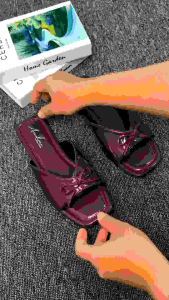 ANDINI - Sendal Wanita RARA flat Teplek Terbaru Empuk Full Busa Sendal Pita viralSendal Selop Pita