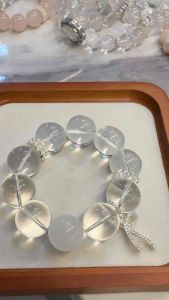 DIY 白水晶 19.3mm➕白幽灵 18.3mm  DIY white crystal 19.3mm + white ghost 18.3mm