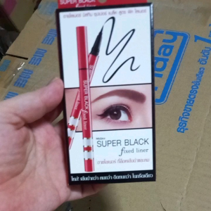 อายไลเนอร์ มิสทิน ซุปเปอร์ แบล็ค ฟิค ไลเนอร์ (สีดำ) Mistine  1 แท่ง