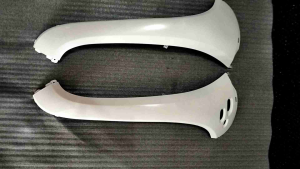 Cover sayap depan kiri kanan Scoopy Esp k2f 2021 2023 putih glossy putih tulang new