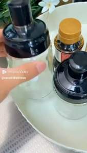 Botol Tempat Bumbu Dapur Kaca + Sendok / Wadah Penyimpanan Kopi Gula Garam Micin Lada Merica Kecap Saus Seasoning Bottle Glass Aesthetic Kedap Udara Serbaguna