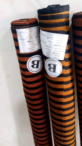 (BEST SELLER) Kain katun printing motif premium salur lurik motif premium