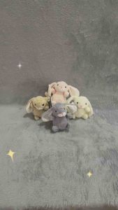 Móc Khóa Thú Bông Thỏ Tai Dài Đáng Yêu – Mini Treo Balo Túi Xách Chìa Khóa Quà Tặng Dễ Thương