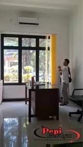 COD Gordeng Lipat Ukuran Custom Bahan Dimout Vertical Blinds Aestetic Curtain