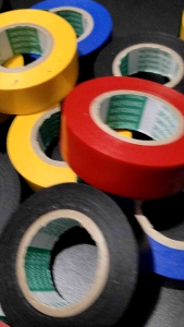 Isolasi solasi selotip warna warni Taeyoung"3/4 18mm x 20 meter pembungkus kabel listrik