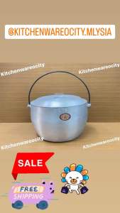 Heavy Duty Aluminium Cooking pot / Thick Aluminium Cooking pot / Periuk Besar / Periuk Tebal / Periuk Goreng /Periuk 15