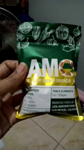 AMO GROWTH ENHANCER FOR PLANTS 100GRAMS JJEA WITH QR CODE