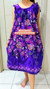 BATIK DRESS WOMEN / BAJU BATIK DRESS NEW ARRIVAL FREE SIZE