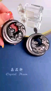 [MY🇲🇾 Ready Stock]🦊✨银曜石狐仙吊坠    Silver Sheen Obsidian Fox Pendant    ｜魅力觉醒 ✦ 情感守护 ✦ 辟邪转运 ✦ 稳定情绪｜