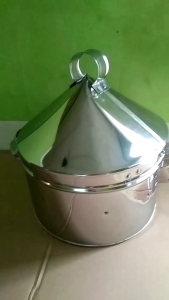 Dandang Somay Kalakat: Peralatan Masak Panci Alumunium atau Stainless