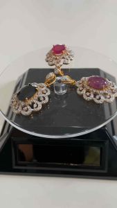 จี้เพชร จี้ห้อยคอ ชุบทอง ประดับเพชรสังเคราะห์ จี้เพชร จี้ห้อยคอ ชุบทอง ประดับเพชรสังเคราะห์