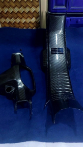 BATOK BELAKANG DAN LEGSHILD TENGAH KONTAK ASTREA GRAND LEGENDA BULUS KARBON