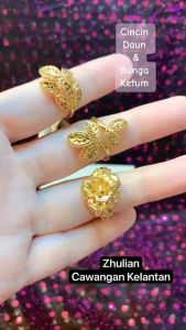 ZHULIAN CINCIN DAUN KETUM (🎁+WARRANTY SEUMUR HIDUP) 💜