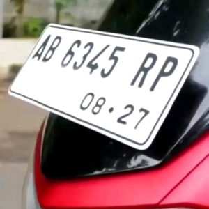 Tempat Plat Nomor FRAMELESS / Cover Tempat Plat Nomor Tanpa Bingkai Plat Full 1 Set Depan Belakang Universal