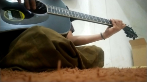 Gitar akustik elektrik Cort Custum 810op
