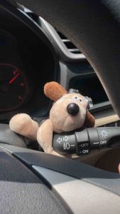 Cutie Era Boneka dekorasi tuas wiper tuas lampu model puppy