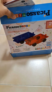 Picasso Tiles 2 Piece Car Truck Magnetic compatible with all brand