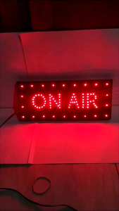 lampu led sign tulisan on air
