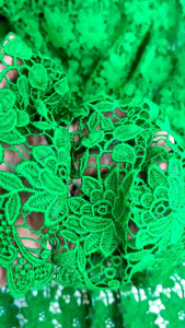 (hrg permeter) Kain Brokat Prada oki /Bahan brukat prada chamical