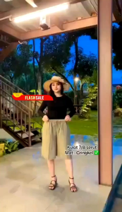 Kulot pendek crinkle airflow 7/8 jumbo premium all size