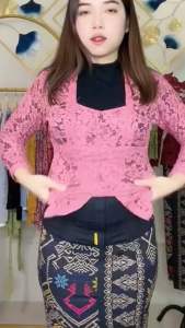(PROMO COD) KEBAYA bali brokat sofia lengan panjang | kebay bali brokat sofia bed kutubaru terlaris