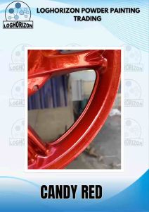 1KG CANDY RED - R54 - POWDER COATING PAINT