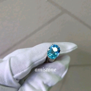 Batu Permata Blue Topaz Swiss Original