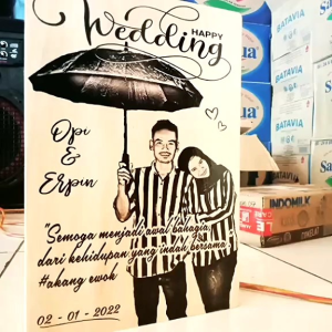 Lukisan / Foto Pada Kayu Murah (Ukuran Besar & Sedang)