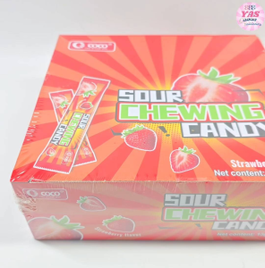 30pcs SOUR CHEWING CANDY STRAWBERRY FLAVOR/loot bag fillers/paninda/giveaways/party favors.