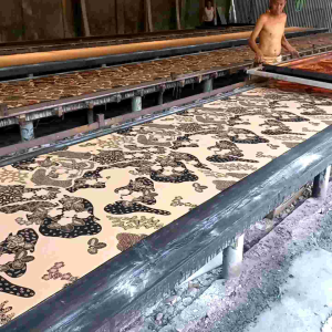 {BEST SELLER} KAIN BATIK PRINT BIRU 01 LENGKAP KATUN PRIMA HALUS HIGH QUALITY
