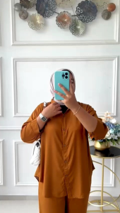 Setelan Wanita Polos Rayon Twill Oneset Celina