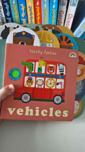 [Ready Stock] Baby Touch and Feel Board Books- Animals Vehicles Colours | Early Learning Sensory Book