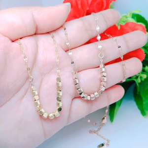Kalung Boba Premium Kait Lobster Emboz 750 Cocok Untuk Harian