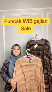 HANA Dress Gamis Rayon Premium Pergelangan Tangan Karet Nyaman untuk Ibu Menyusui (Busui Friendly)