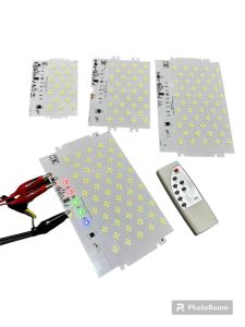 แผงไฟโซล่าเซลล์ 20W-60W สปอร์ตไลท์ ไฟสปอตไลท์ LED แผงไฟ LED ฟรี (รีโมทคอนโทรล)