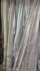 NEW kain ARABIAN Silk motif gerbong dan botanic | kain silk | kain meteran | kain motif pinggir