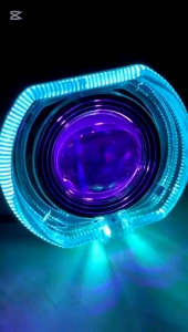 Projie Biled Cut Off Mini 2.5 INC D2 D3 Jauh Dekat 30watt Waterproof Plus Devil Ala Biled PNP Semua Motor