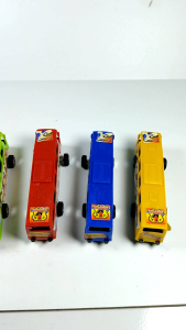 10 pcs MAINAN MOBIL BIS PULLBACK mainan kendaraan kecil