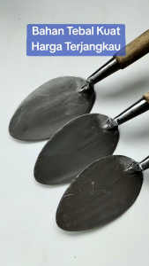 SENDOK SEMEN PAPAK OVAL MURAH - CETOK BANGUNAN BAHAN TEBAL KUAT - ALAT PERTUKANGAN - PERKAKAS